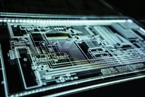 Nahaufnahme einer Platine